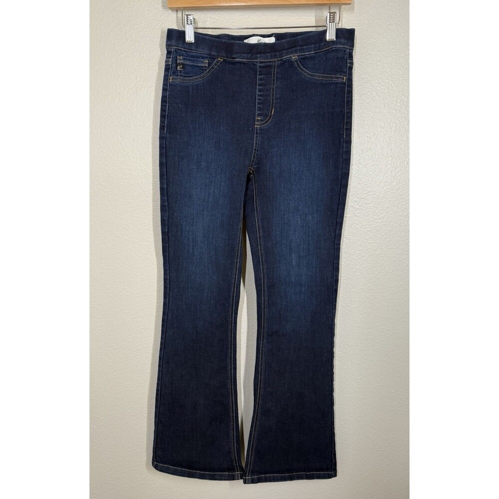 Kancan Pull On Bootcut Flare Jeans Women's 7/27‎ Stretch Denim Slimming Classic